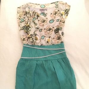 Hype Silk Combo Dress